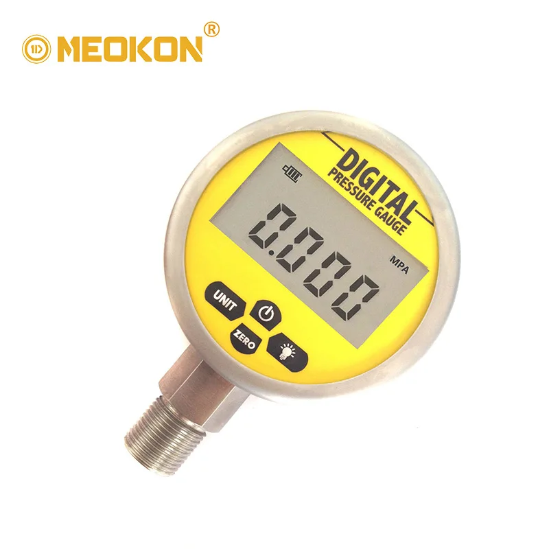 0-60 МПа Мини цифровой манометр с сигнализацией для масла воды воздуха