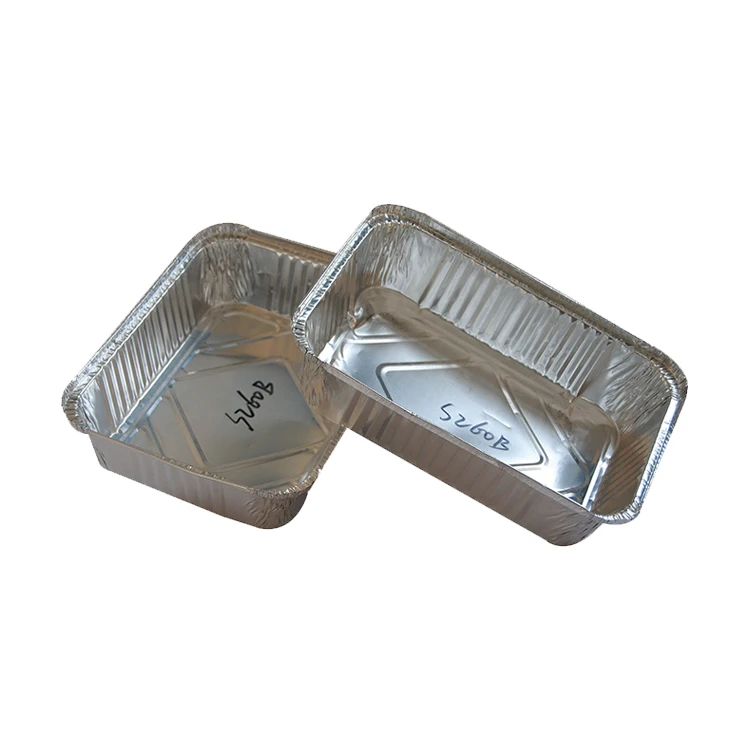 
Disposable Wholesale Coated Airline Food Packaging Foil Container with Lid 
