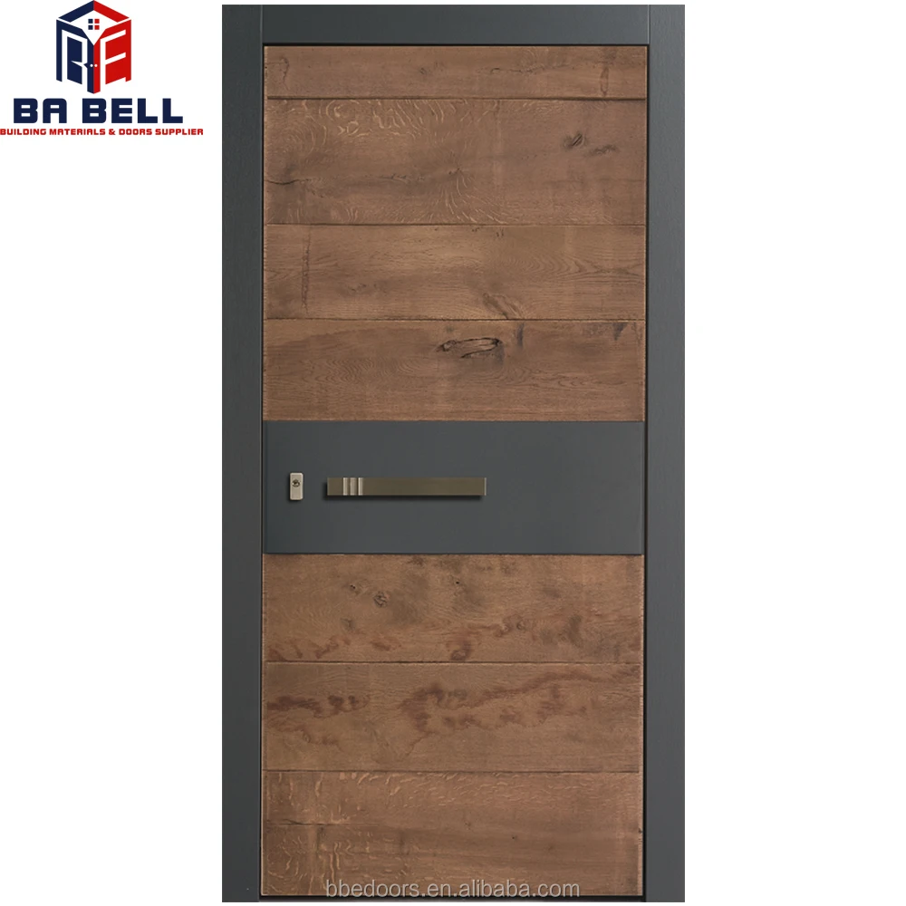 best price modern simple designs villa solid wood door indonesia for home