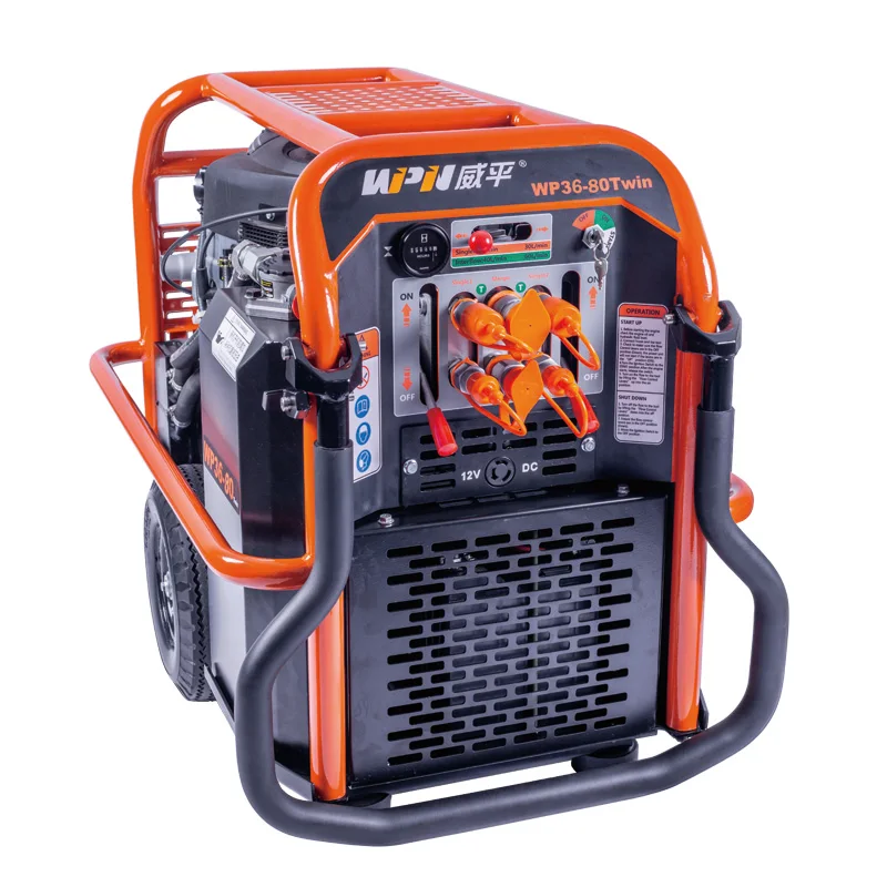 36hp Petrol Engine Compact Double Acting Hydraulic Press Power Unit