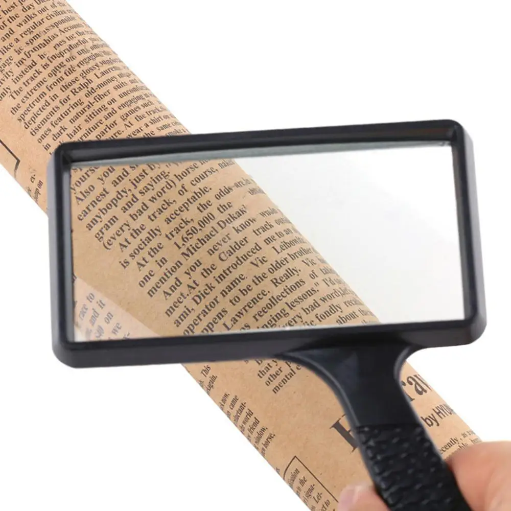 4X hot selling Rectangular Reading Magnifying Glass