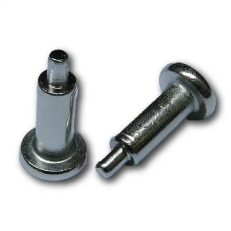 Cnc machining hardened steel flat head solid shoulder rivets