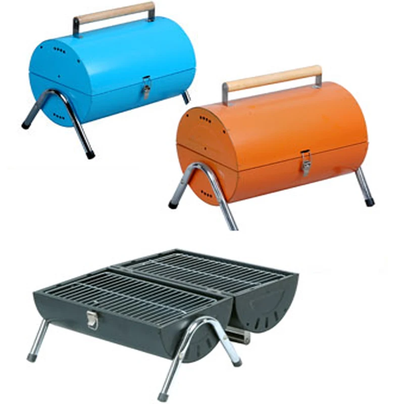 wholesale hot sell outdoor barrel foldable bbq grill with cheap price