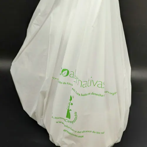 
Compostable Custom Size Logo Garbage Bags Recycling PLA Biobags Cleaning 