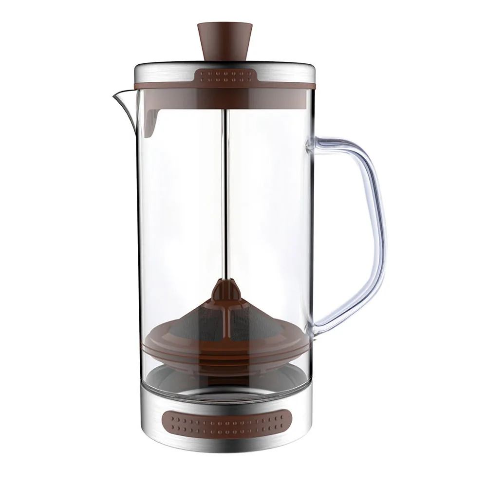 Modern style borosilicate cold brew french press iced coffee maker (62069503295)