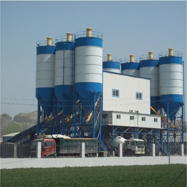 hot sale equipment prices ready-mixed concrete plants mini cement plant  concrete mixer batching plant for sale