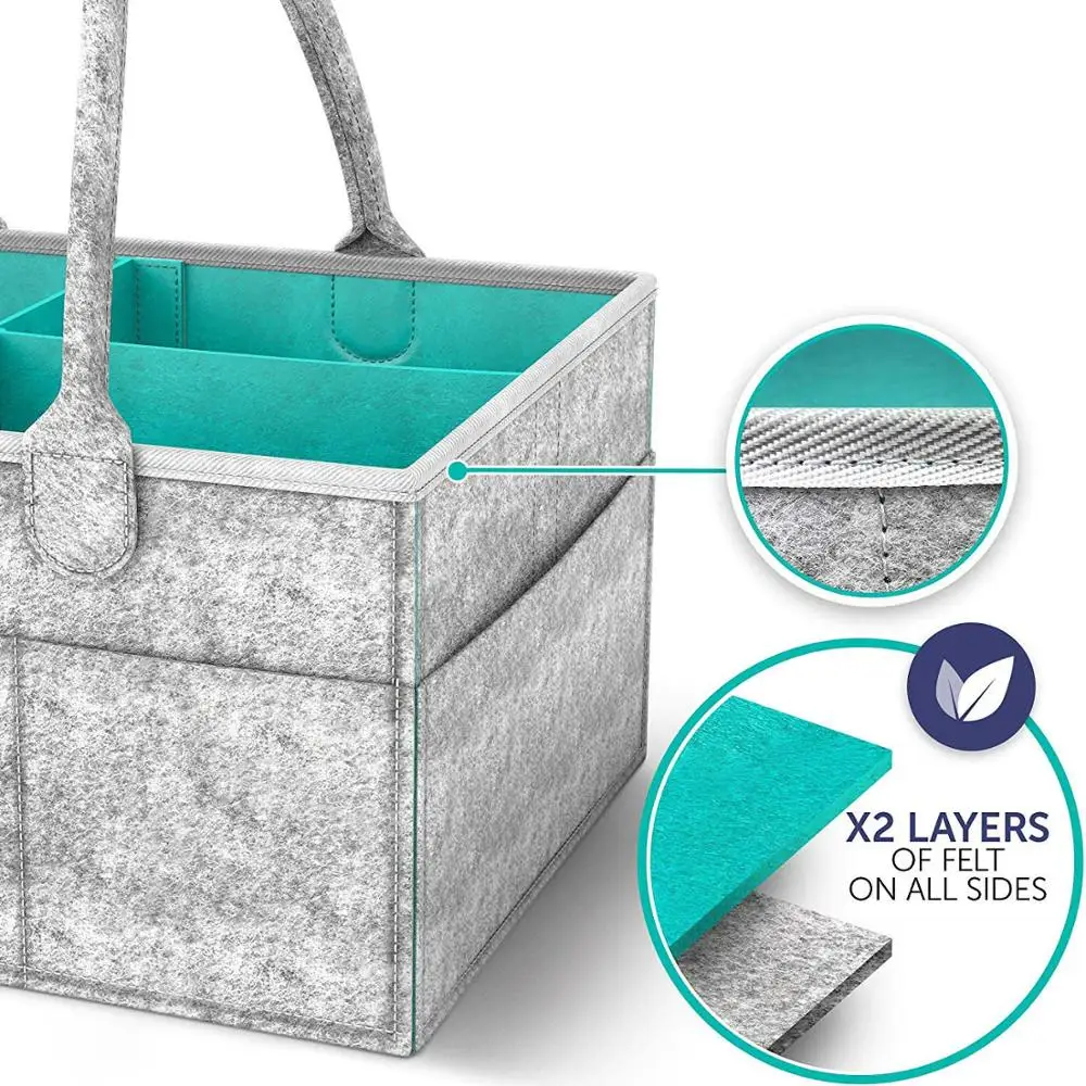 Cute Gift for Kids Nursery diaper caddy Storage Bin / Portable Large diaper caddy tote / Baby Diaper Caddy Organizer