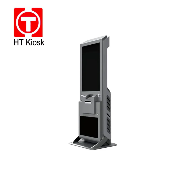 17 19 inch dual screen self service terminal machine Hospital service Kiosk Stainless steel kiosk Health Card Dispenser