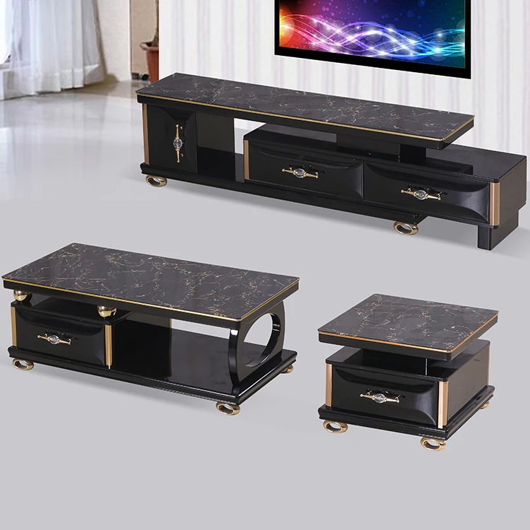 
small living room furniture center side table 3 piece coffee table set from china 