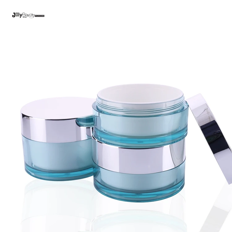 
Top popular China factory 20g 30g 50g 100g 200g acrylic cosmetic cream jar with screw cap 