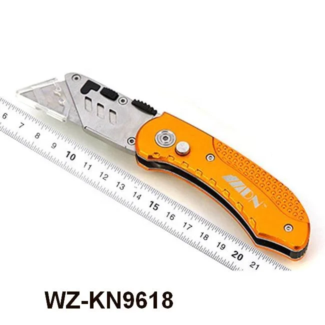 stainless steel material type professional camping survival folding pocket paper craft knife