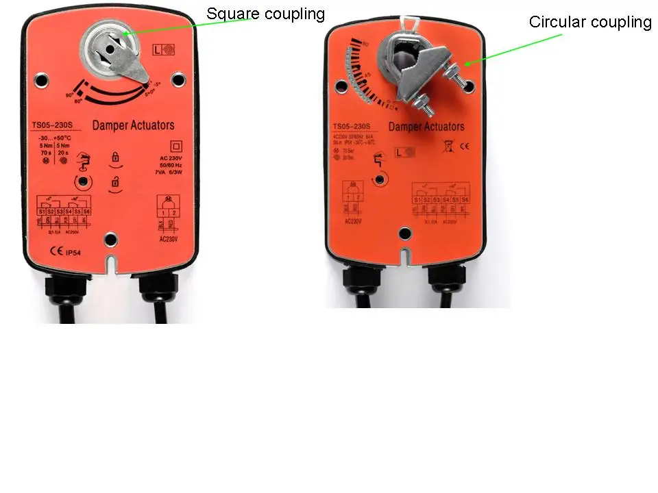 SW0047 регулирующий Электрический привод В 24 В роторный для заслонки, вентиляционное отверстие и т. д