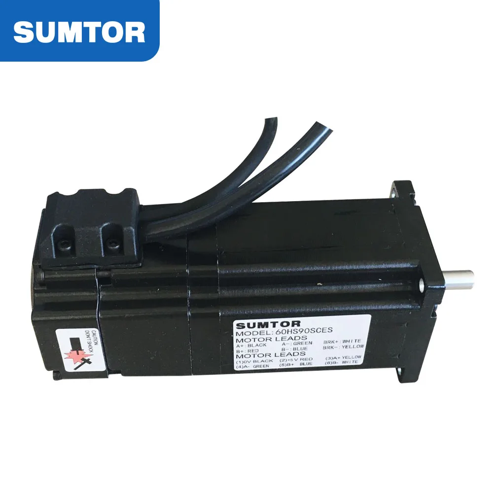 2 phase nema24  brake closed -loop stepper motor 4A with 3N.m holding torque