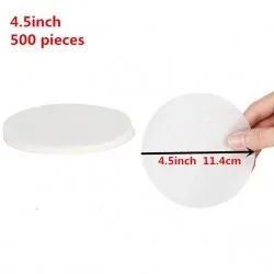 
11cm Round parchment paper sheets suit for 11 cm Hamburger Meat Beef Grill Burger press mold set of 100 sheets 