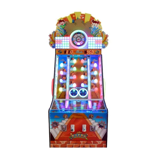 Indoor coin operated arcade amusement park Lucky Monopoly ticket lottery game machine amusement for sale