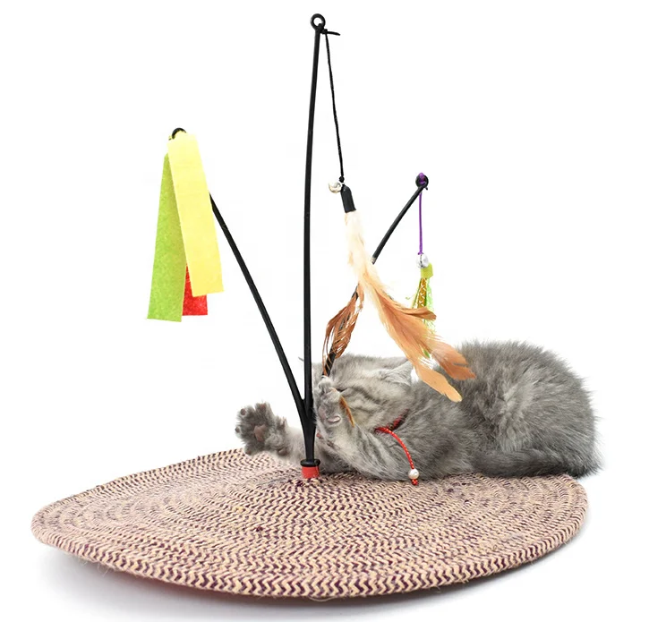 Leyou Pet new design cat scratcher toys sisal cat scratcher cat scratching mat