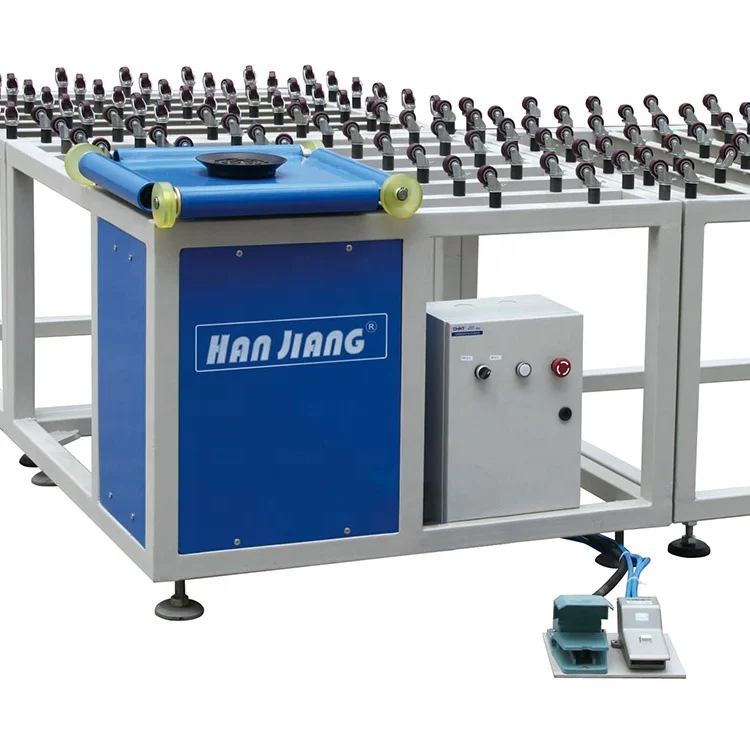 sealant spreading rotated table for hollow glass machine production