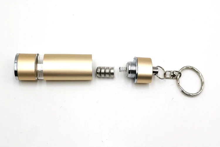 Japanese market 2 ways depressifom shape telescopic small mini pockct torch light gifts led keychain light