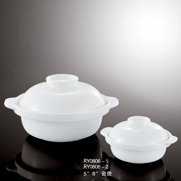 
Factory direct wholesale hotel soup bowl large white porcelain ceramic tureen 