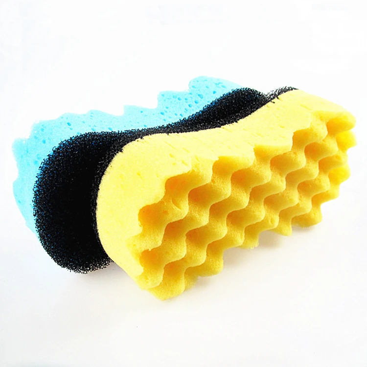 Super-sized multi-purpose compound car washing sponge