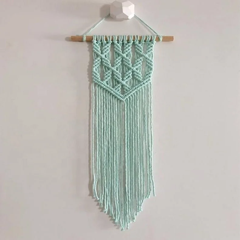 Handmade Organic Macrame Wall Hanging for Sale on Amazon Etsy
