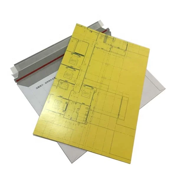 
Customize Design 300gsm White Cardboard Paper Envelope For Shipping Documents 