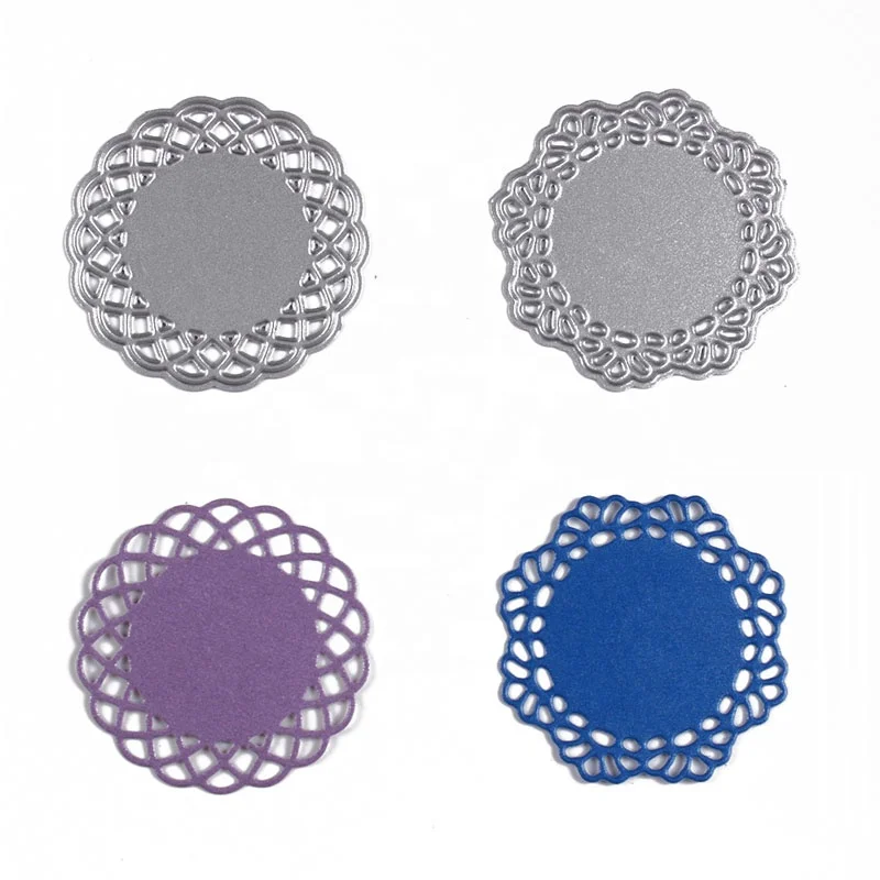 
Round Custom Scrapbooking & Paper Crafting Metal Curve Stencil Cut Die JT151 