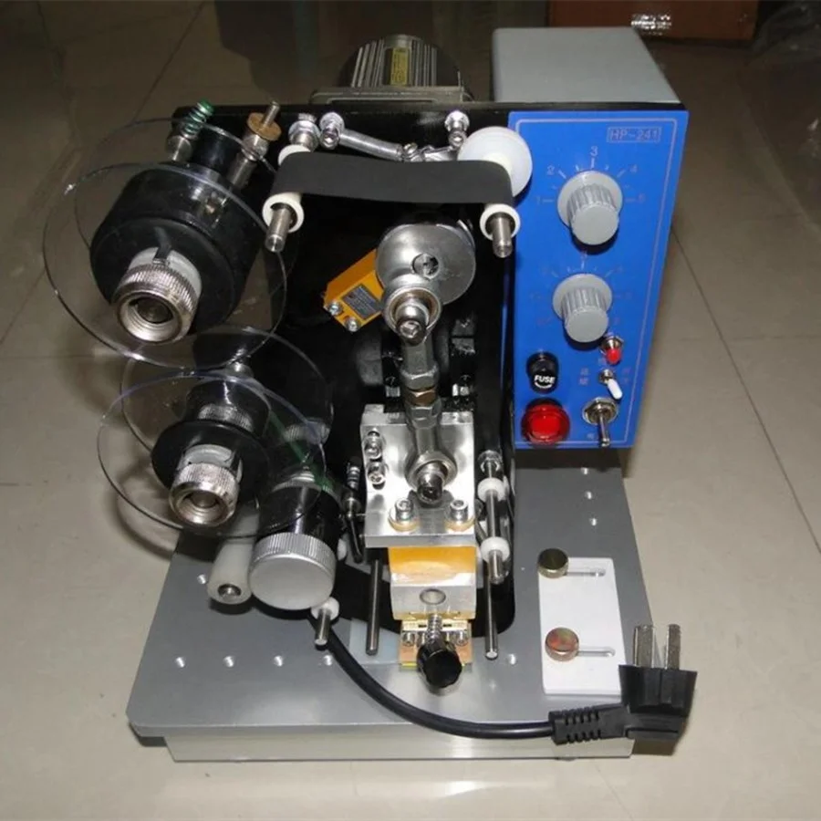 Electric Ribbon Coding Printer HP-241B date printer machine