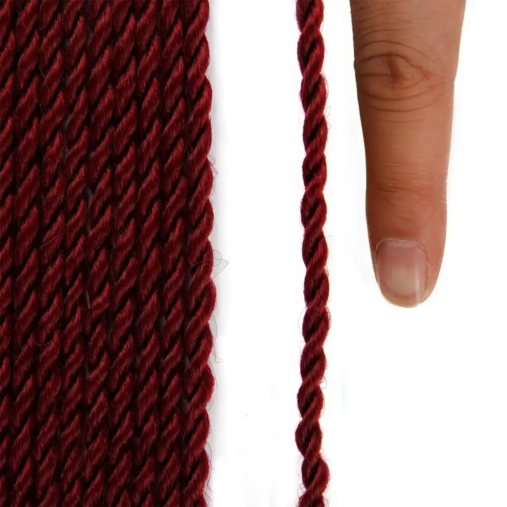 
20 strands/lot Micro Senegalese Twist Crochet Braids Hair wholesale ombre braiding hair kanikalon 