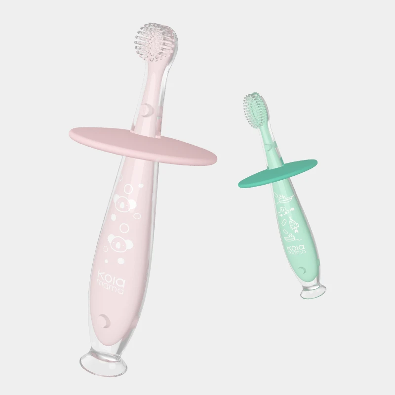 
Silicone Soft Bristle Kids Baby Teether Toothbrush Dental Oral Care Teether Training Toothbrush 