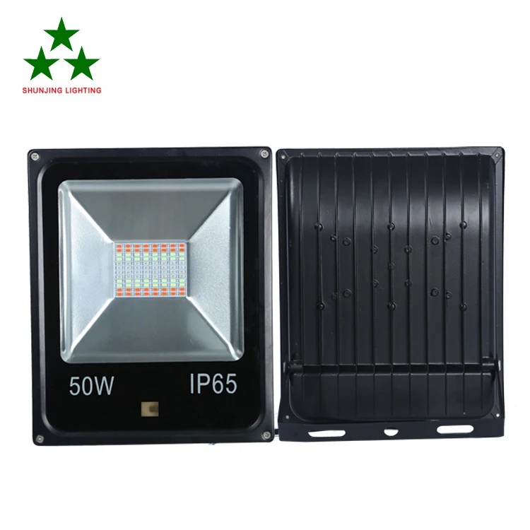 High efficiency ip65 waterproof outdoor RGB 10W 20W 30W 50W RGB led floodlight