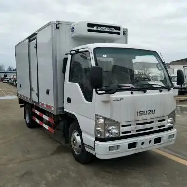 Cheap Prices Mini Diesel Engine Refrigerator Trucks with Famous Brand Refrigeration Units 2t Truck