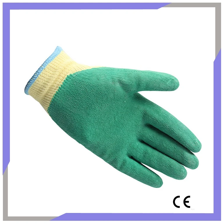 Rugged Wear Latex Palm Garden Work Gloves Wholesale