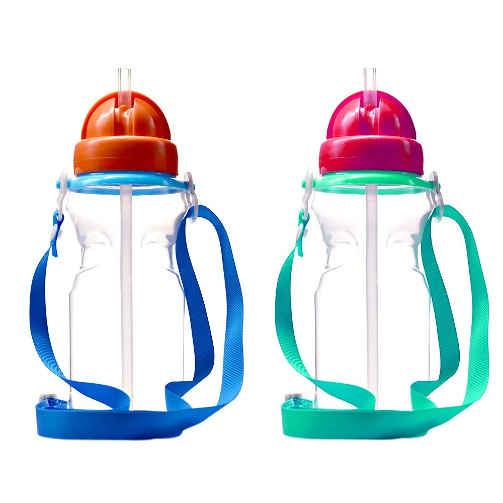 
2021 Manufacturer Supplied Direct Baby Drinking Water Bottle Training Cup Sippy Cup Baby Straw Cup 