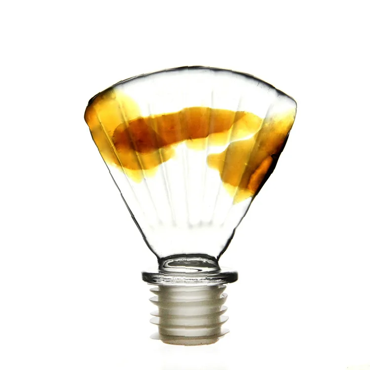 Уникальная резная стеклянная бутылка для вина ликера 1000 мл в форме рыбы