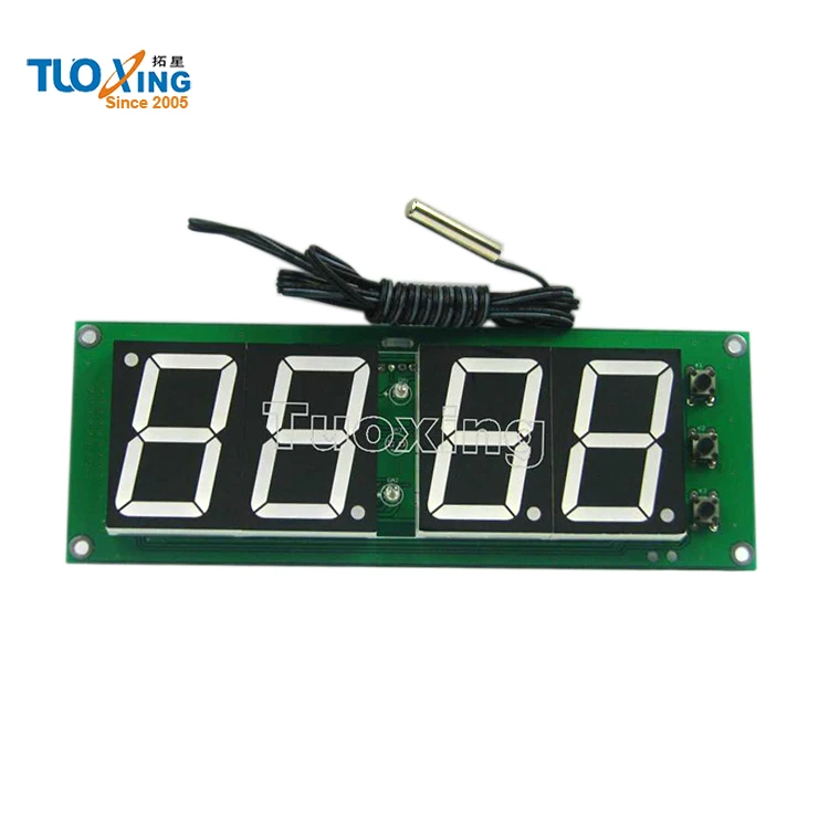 1.5 inch 4 digit digital clock circuit module calendar clock