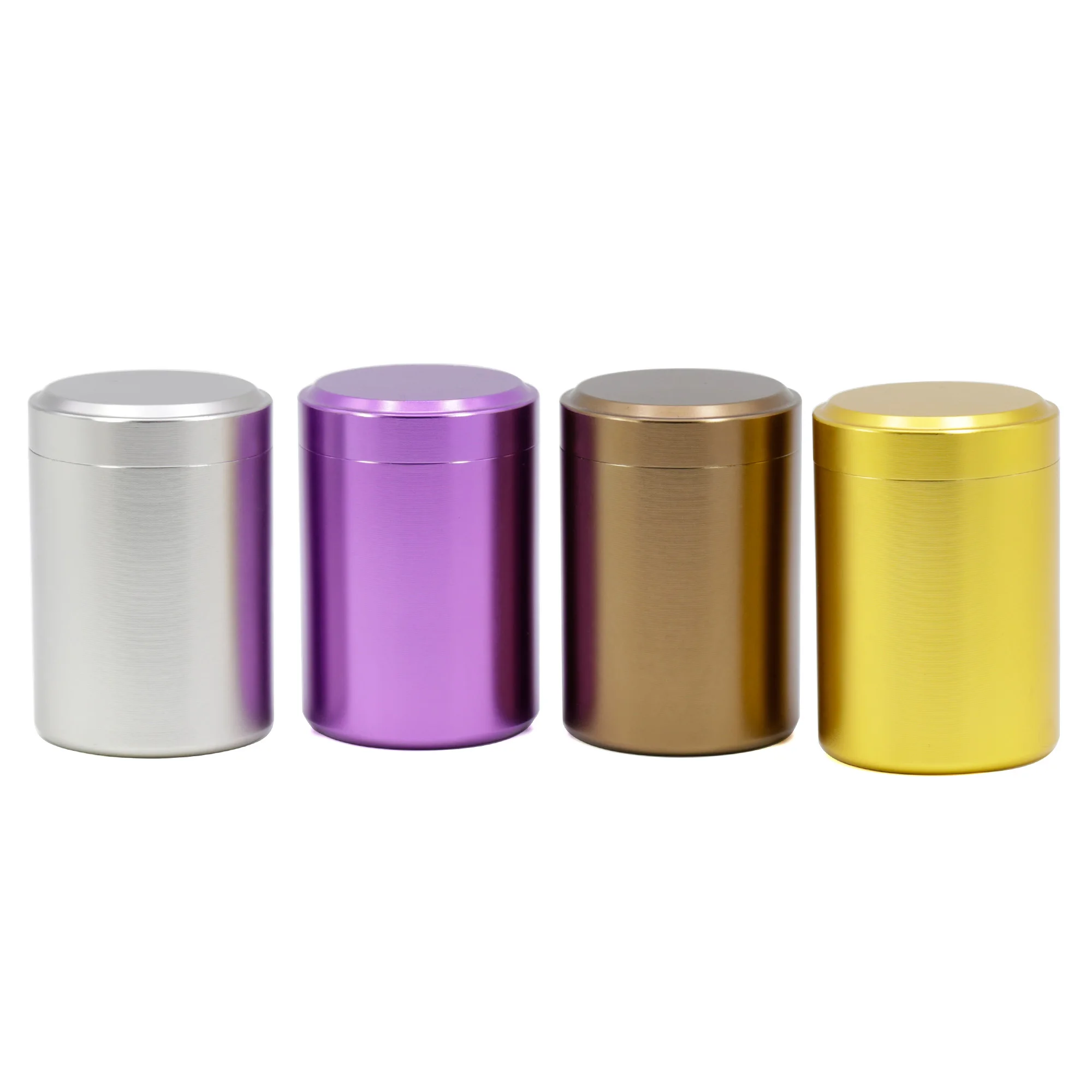 Mettle High 6.5 CM Colorful Aluminum Alloy Portable  Storage Pill Box Smoking Accessories 773011