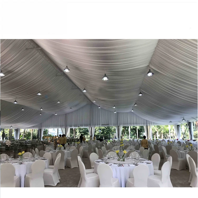 1000 people party wedding tents marquee with decoration liner for sale