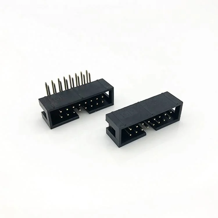 
2.0 Pitch Ejector header SMT Right angle Gold Flash Box header connector PA6T 
