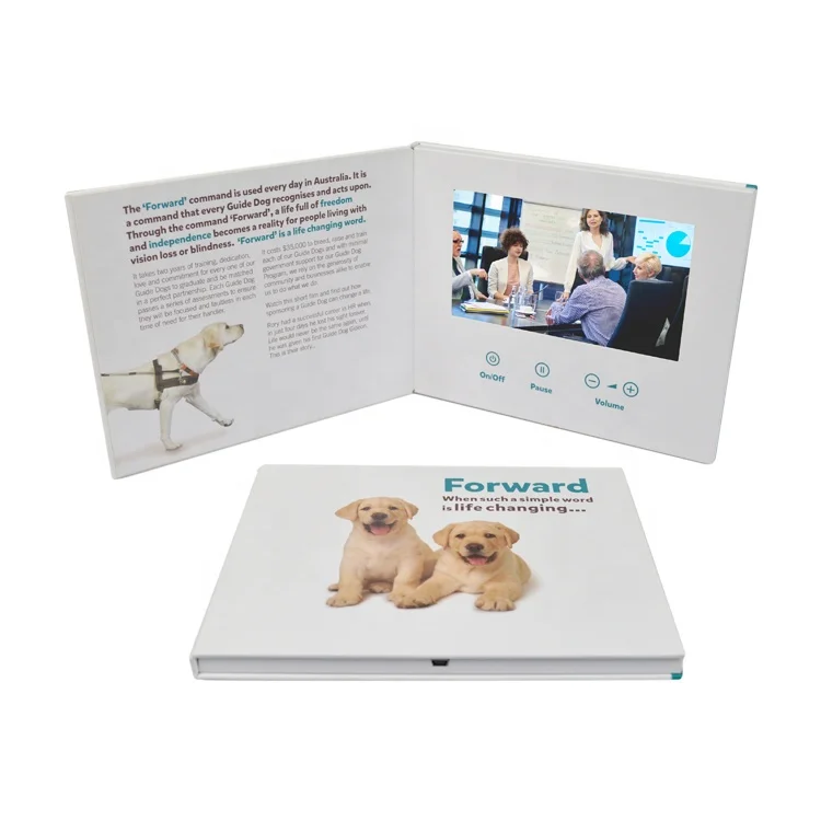 Высокого класса люкс подарочные наборы Кожа питания Примечание с видео плеер для бизнес-подарок