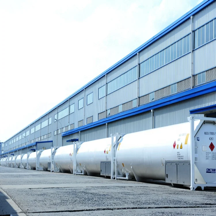 
T75 LNG ISO tank container can be shipped by road, railway and sea 