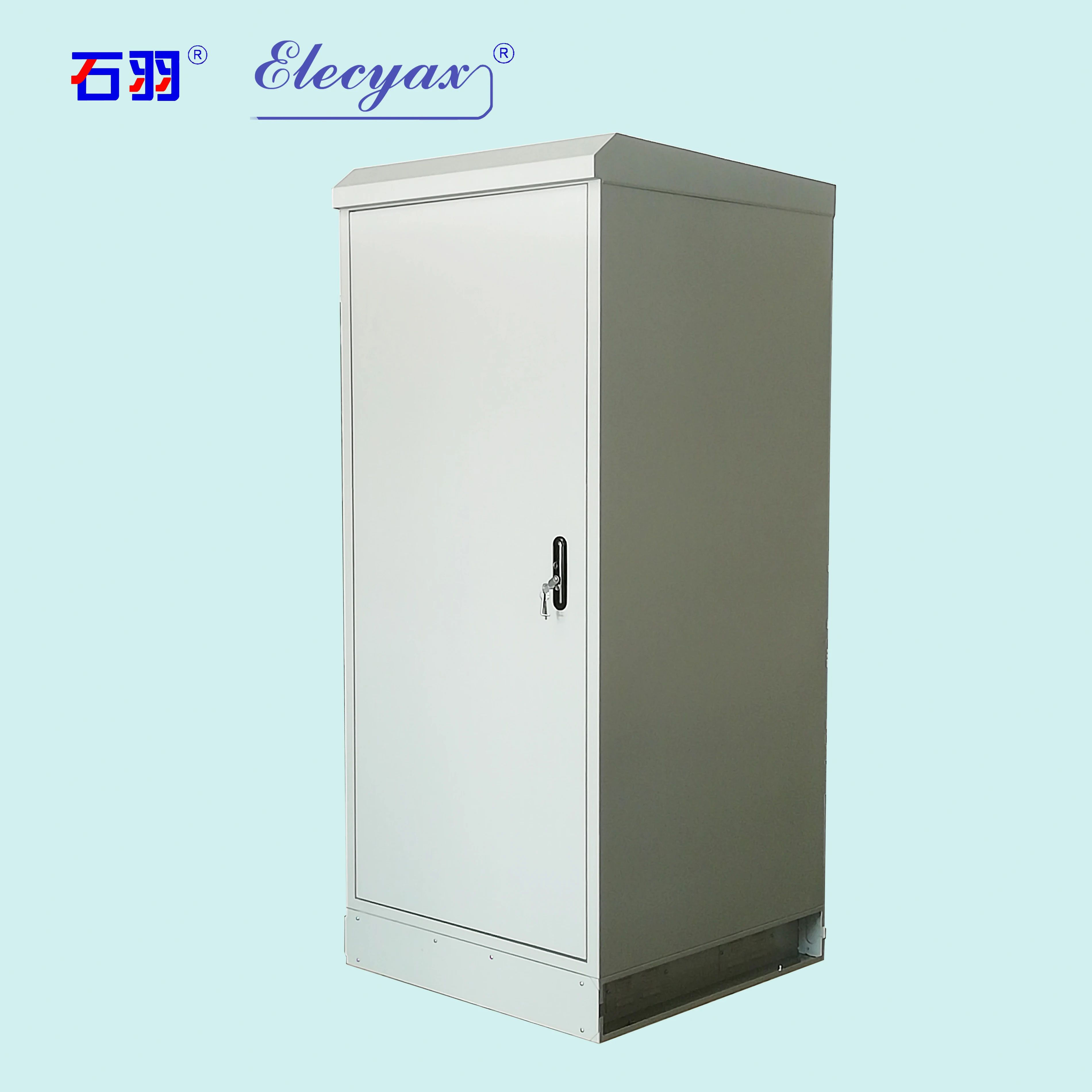 22U Galvanized waterproof outdoor network enclosure cabinet battery compartment with fan SK-90208