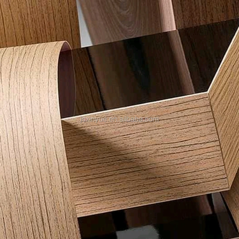 China Furniture Accessories pvc furniture edge banding 10mm to 120mm width 0.35mm to 4mm thickness