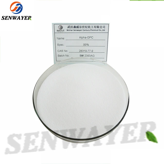 
nootropics powder alpha arbutin 50% prices Choline Alfoscerate/glycerophosphate CAS 28319-77-9 99% Alpha GPC powder 