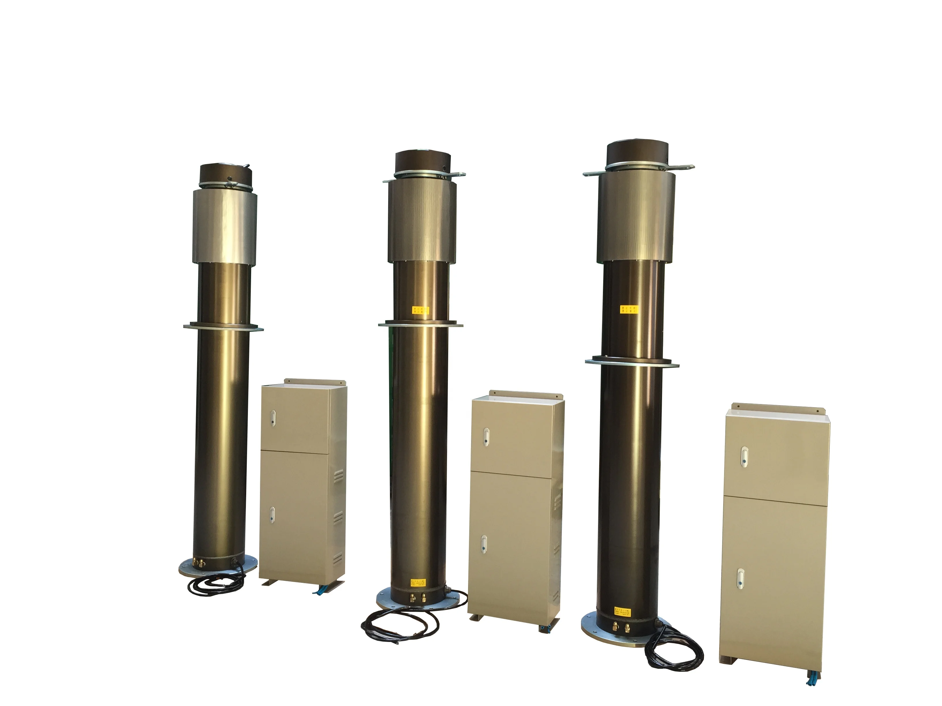 heavy duty telescoping telecommunication antenna tower mast in shelter