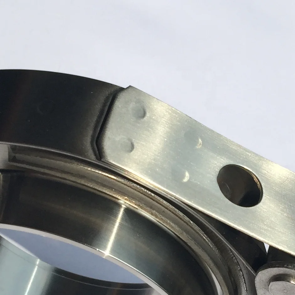 
high quality steel pipe flange bolts free catalytic converter ss 304 v band flange 3 exhaust clamp for turbo down pipe golf 