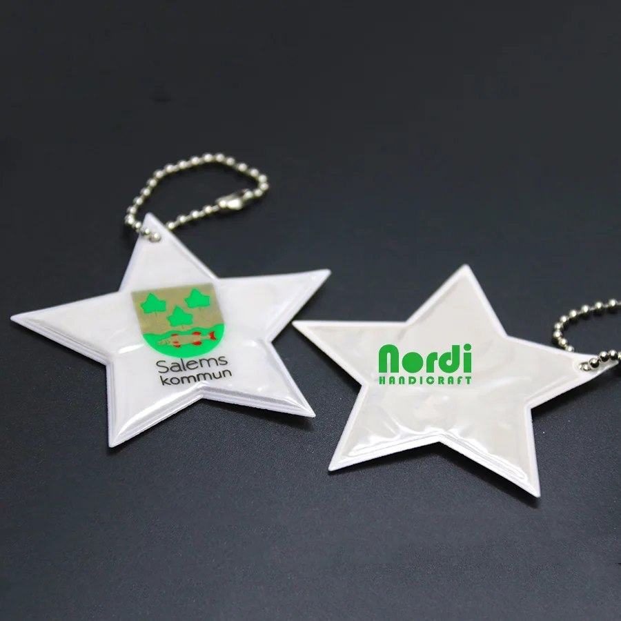 Низкая цена на заказ мягкий светоотражающий брелок из поливинилхлорида для продвижения