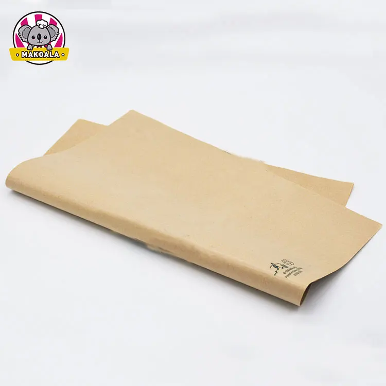 Лучшее качество еда класс коричневый greaseproof еда упаковочная бумага