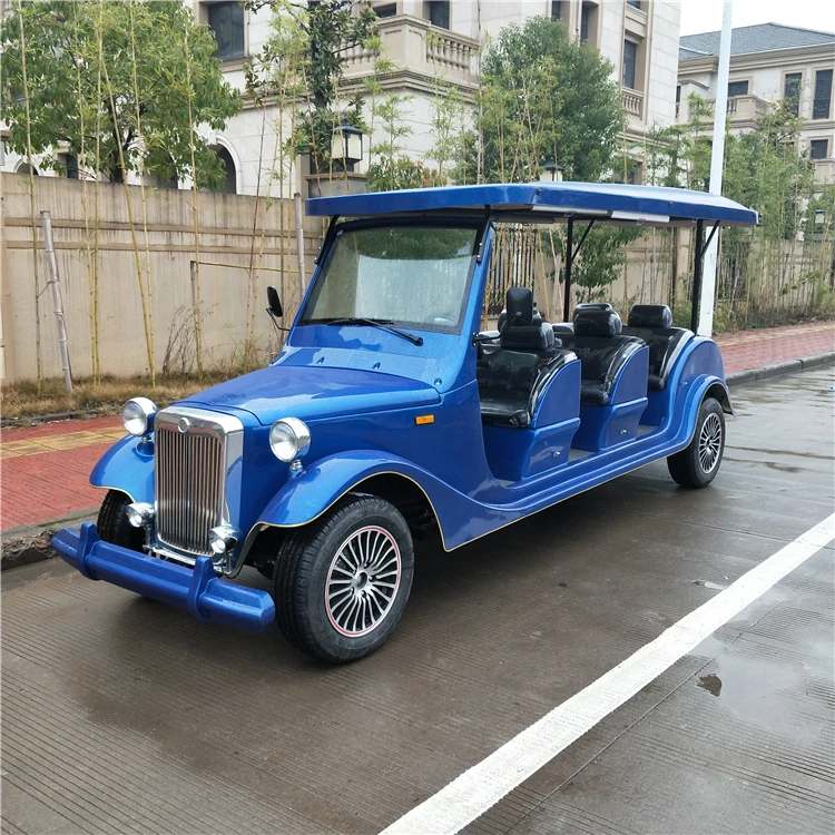 Four wheel 6 seat low speed deluxe gas powered vintage cars for sale