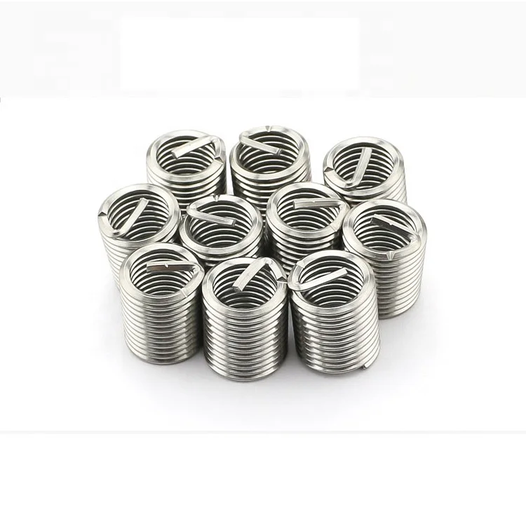 Threaded Repair Fasteners m4*0.7*1.5D Helical Thread Insert Used For Aluminium Products
